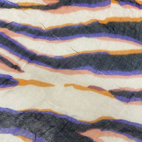 LOUIS VUITTON Etole - Pink Purple Orange Scarf Cashmere Silk 304-080725 - Picture 3 of 9